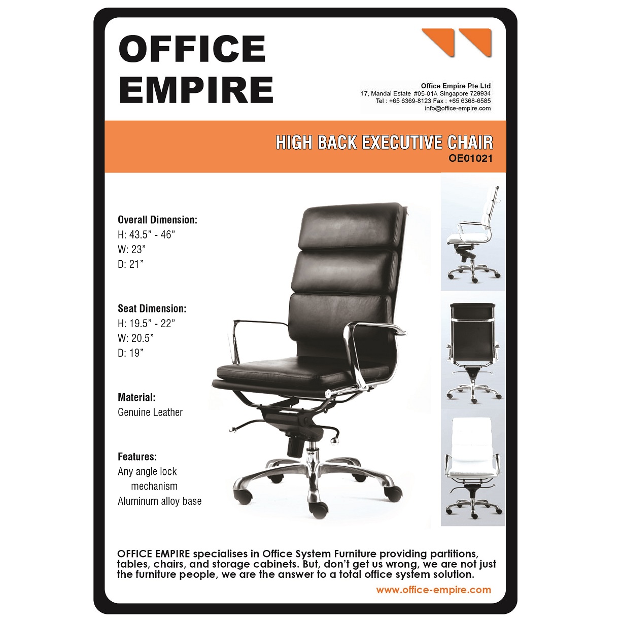 Office Chairs Singapore | Stylish office chairs and computer chairs