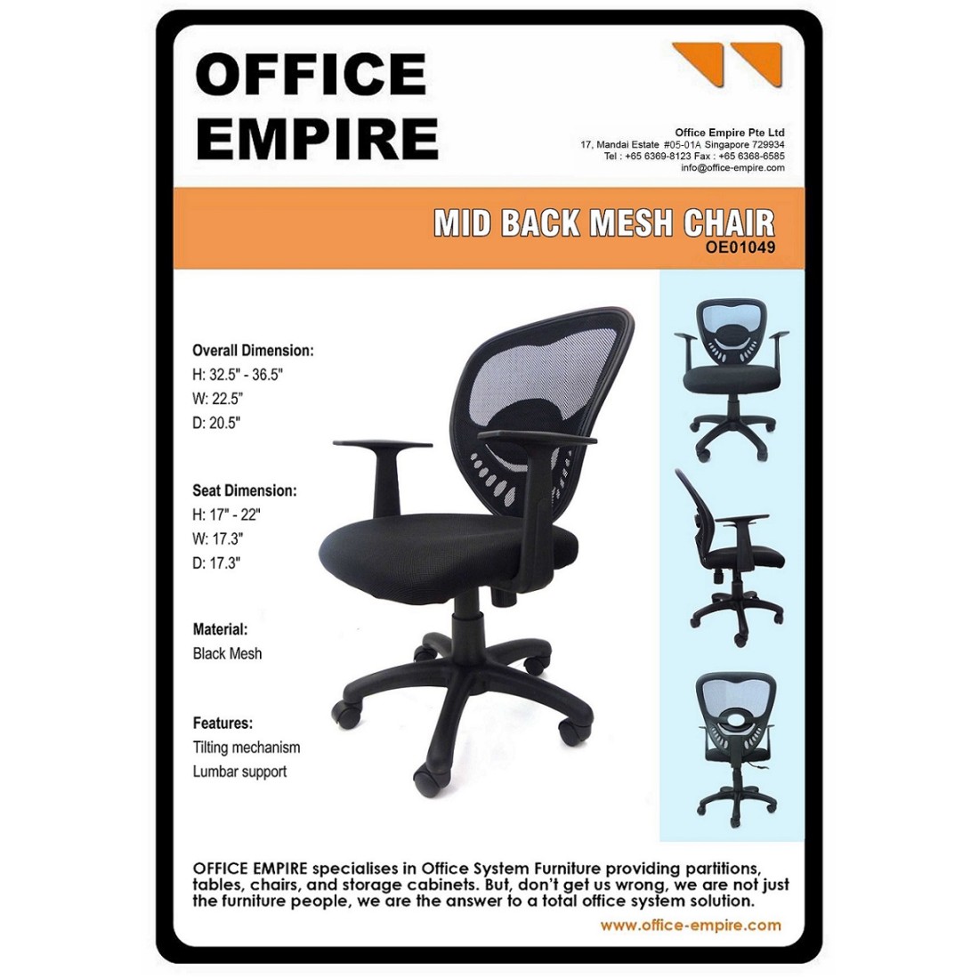Buy Chairs Singapore | High Quality and Durable Office Furniture